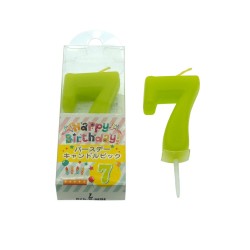 Birthday Cake Candle Number Seven